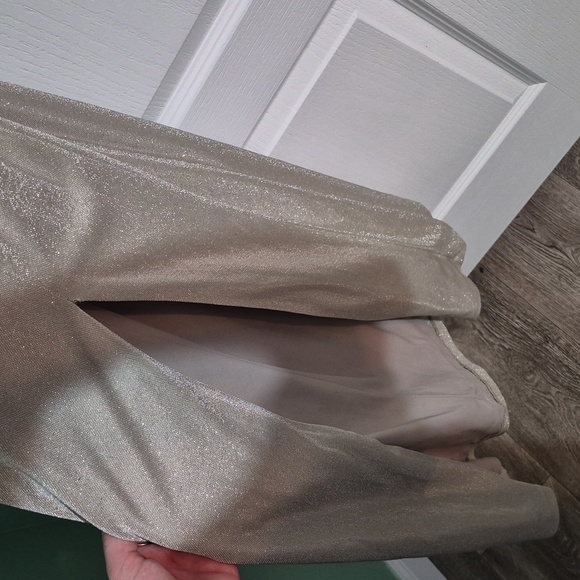 Elegant Beige Spaghetti Strap Prom Dress‎ - Picture 3 of 5